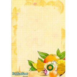 Feuille bonbonbons parfumé